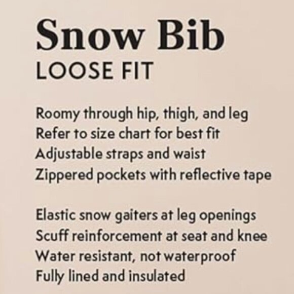 βοΈ NEW Girlsβ Ski & Snow Bib Overalls β Amazon Essentials β NWT β Youth Sizes! β - Picture 5 of 6